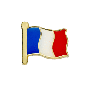 E1239 French Flag enamel badge (pack of 5)
