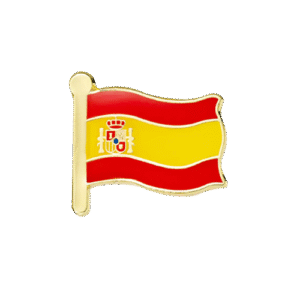 E1240 Spanish Flag enamel badge (pack of 5)