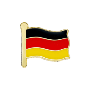 E1241 German Flag enamel badge (pack of 5)